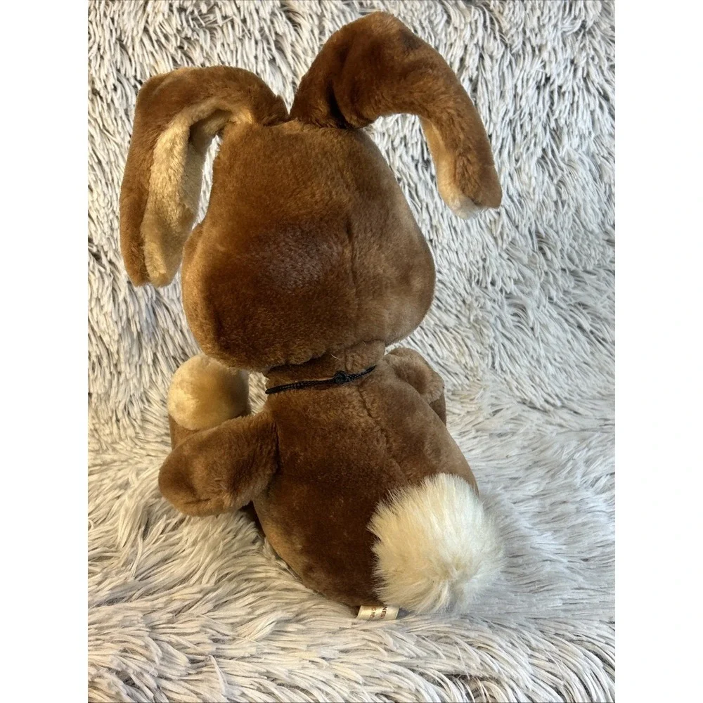 Vtg 1985 Russ Berrie Nestle‎ Quik Bunny Sitting Plush Blue 
